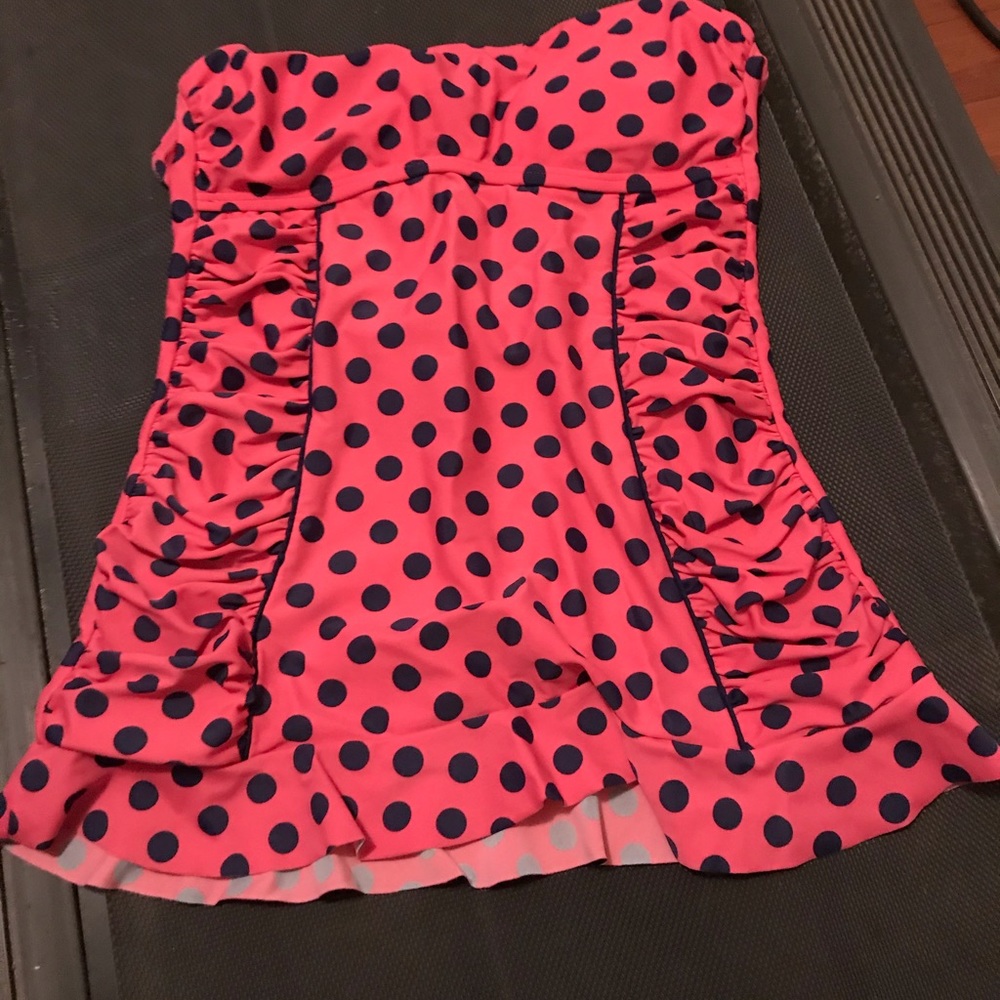 Girls strapless swim top